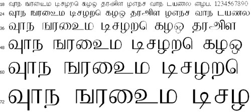Aabohi Tamil Font