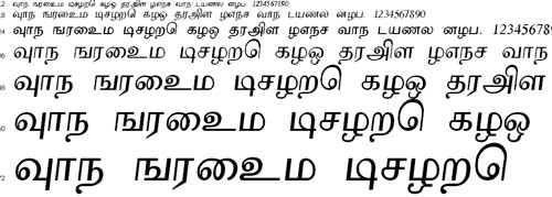 Akarathi Tamil Font