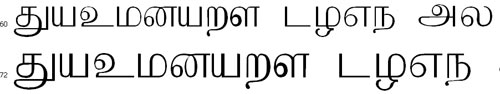 Amma Tamil Font
