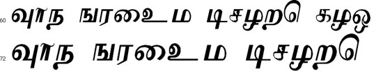 KaVaS Tamil Font