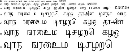 Makarandham Tamil Font