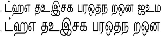 Mannaram Tamil Font