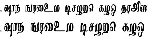 RojaACI Tamil Font