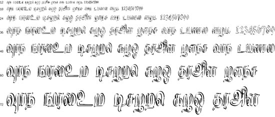 Rosa Tamil Font