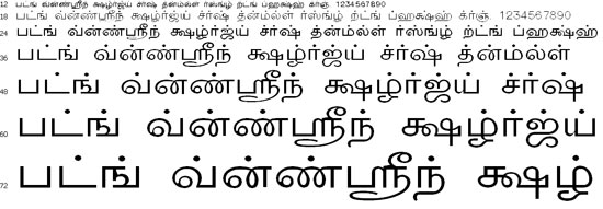 TMNews Tamil Font