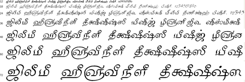 Tam Shakti 32 Tamil Font
