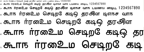 Anangu Valluvar Tamil Font