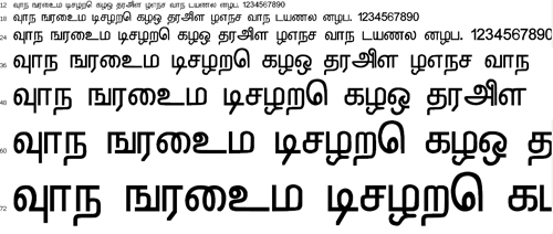 Denisha Tamil Font