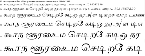 Priya Tamil Font