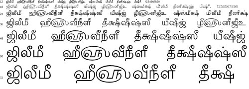 Tam Shakti 2 Tamil Font