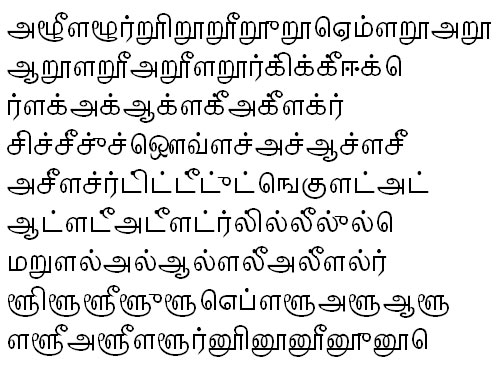 Avarangal 31TSC Tamil Font
