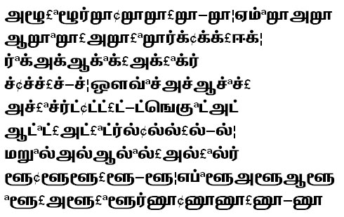 GIST-TMOTSuman Tamil Font