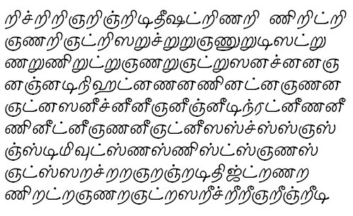 TAU_Elango_Juliee Tamil Font