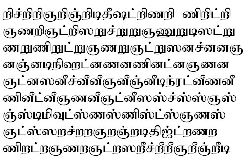 TAU_Elango_Kalyani Tamil Font