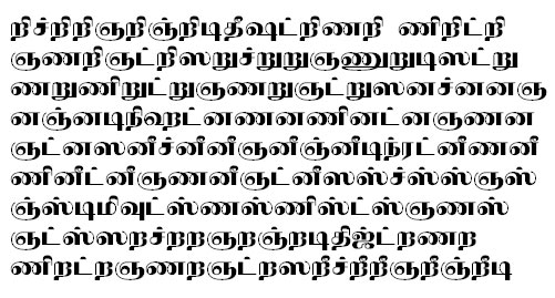 TAU_Elango_Neelampari Tamil Font