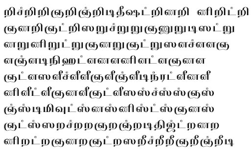 TAU_Elango_Themmangu Tamil Font